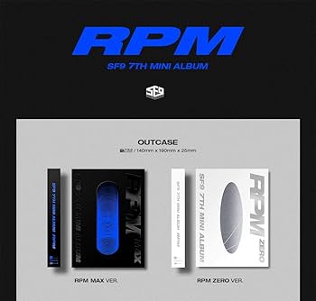 Amazon.com: K-POP SF9 - RPM, RPM Zero Version Cover Incl. CD, 84pg