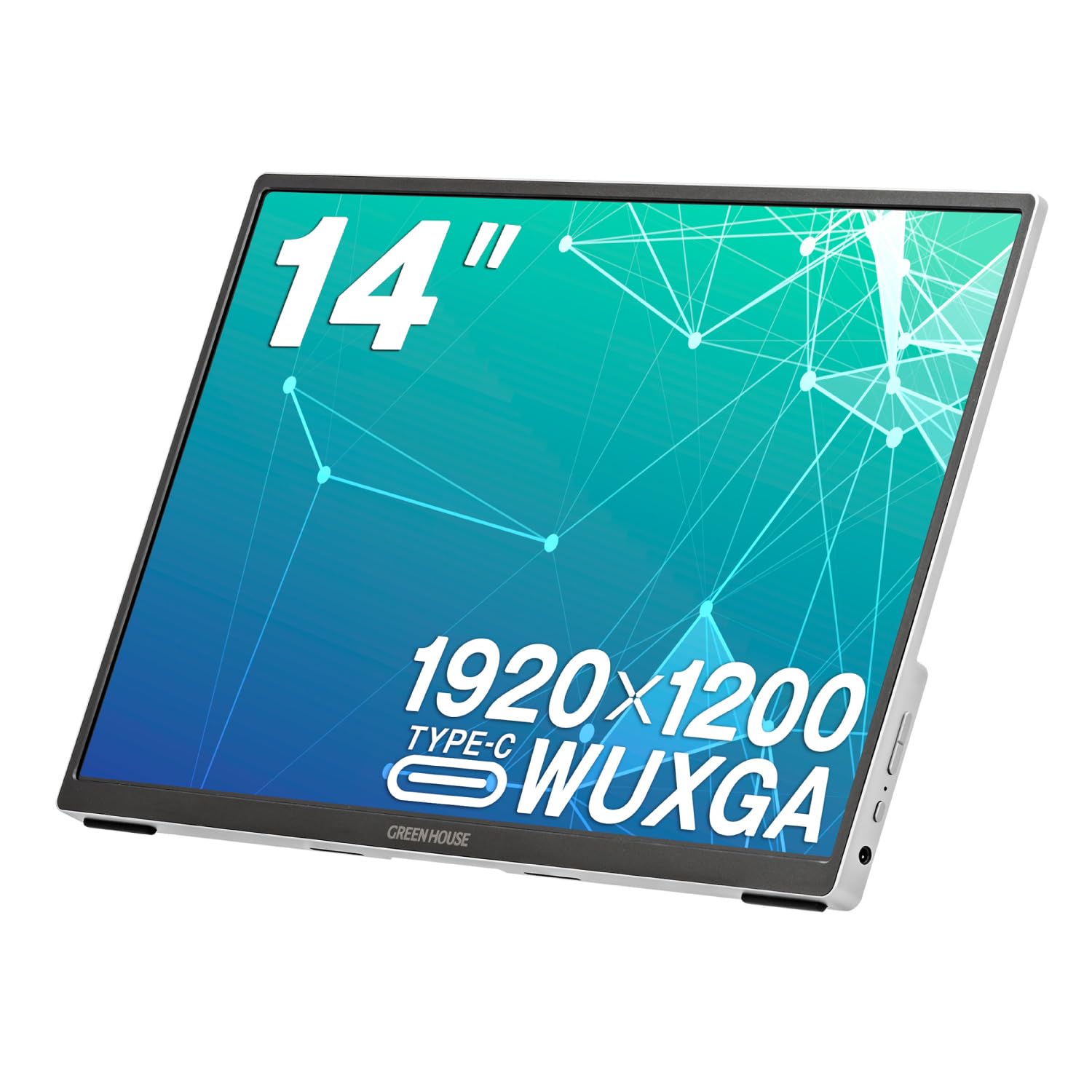 Amazon.co.jp: グリーンハウス 14型WUXGAポータブルディスプレイ 薄型