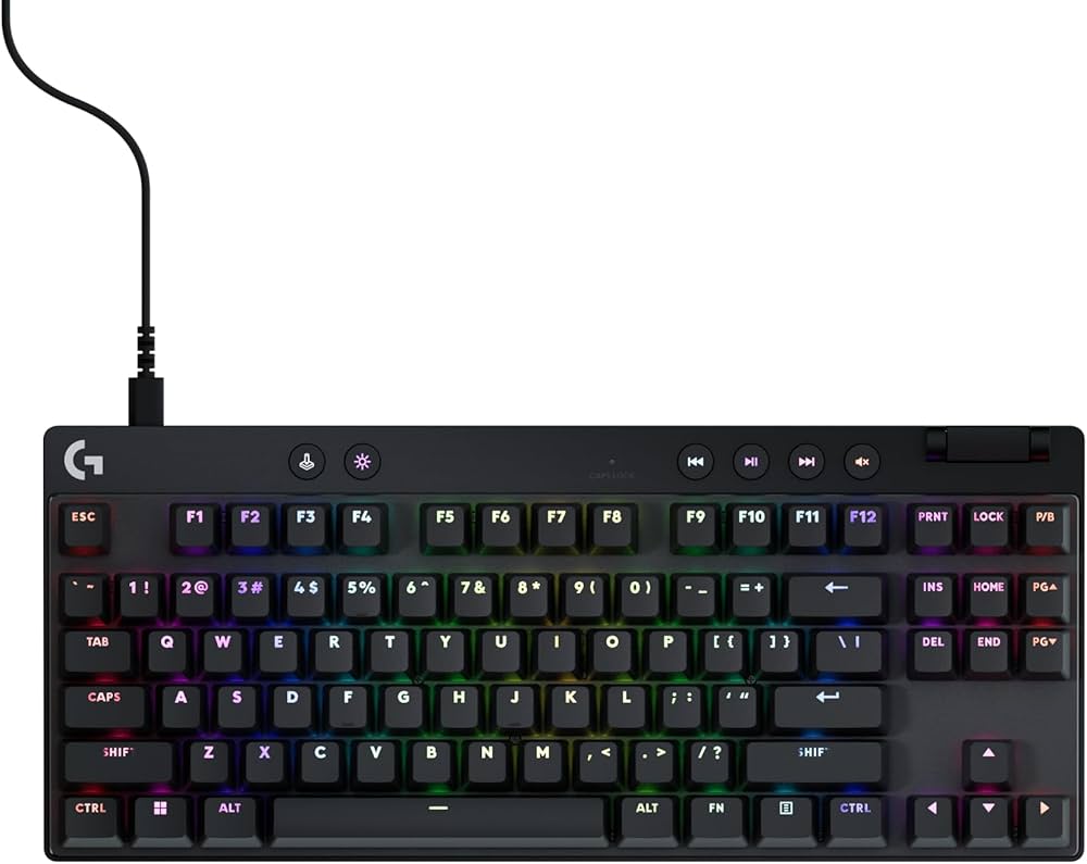 Amazon.com: Logitech G PRO X TKL Rapid Tenkeyless Wired Gaming