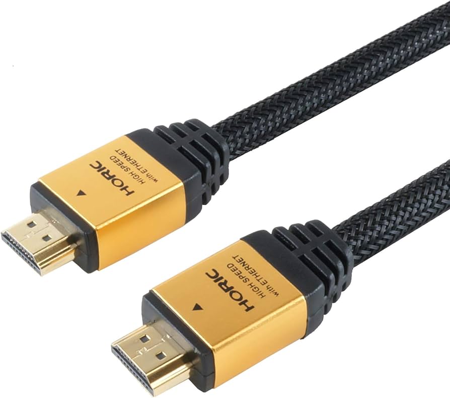 Amazon | ホーリック HDMIケーブル 10m メッシュケーブル ゴールド