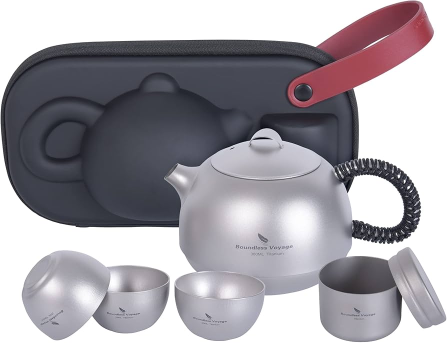Amazon | Boundless Voyage チタン急須 ティーポット 茶漉し付き 純