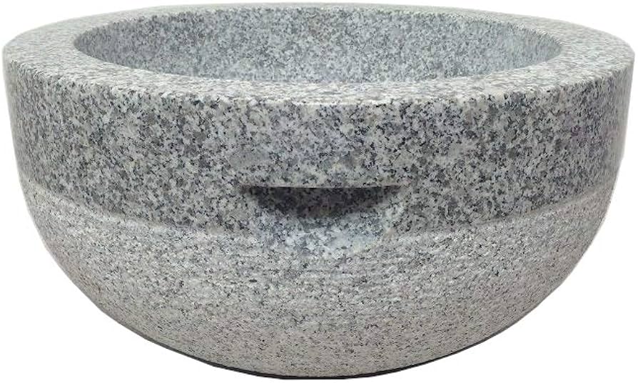 Amazon｜みかげ石 鉢形 もち臼 2升用 （本格派タイプのもちつき石臼