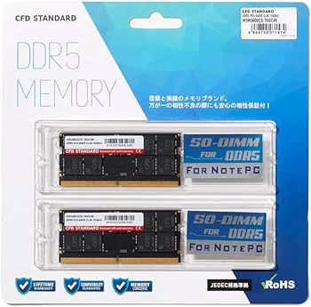 Amazon | CFD販売 ノートPC用メモリ DDR5-5600 16GB×2枚 (32GB) 相性