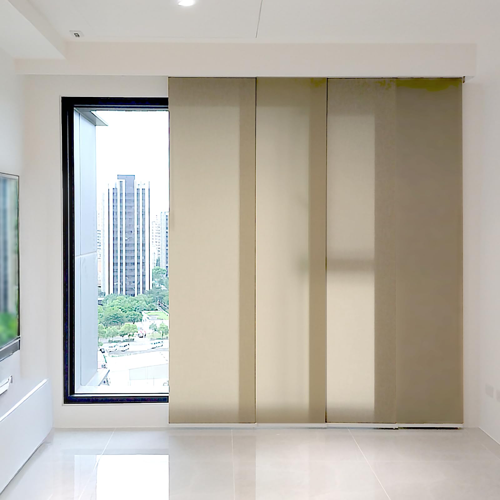 Amazon｜Augido、パネルカーテン、パネルスクリーン、間仕切り、40cmx5