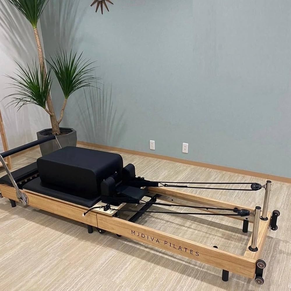Amazon.co.jp: 《MJDIVA 折畳式木製ピラティスリフォーマー