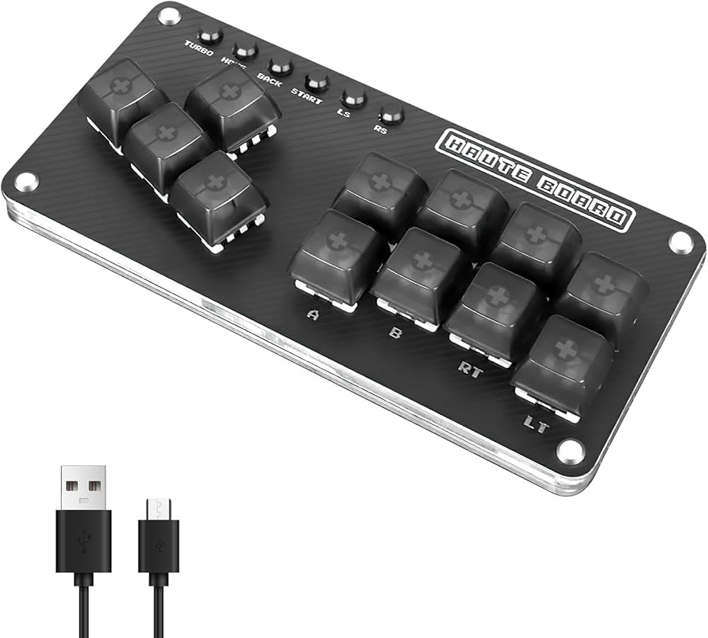 Amazon | Haute42 レバーレスアーケードコントローラー ミニ