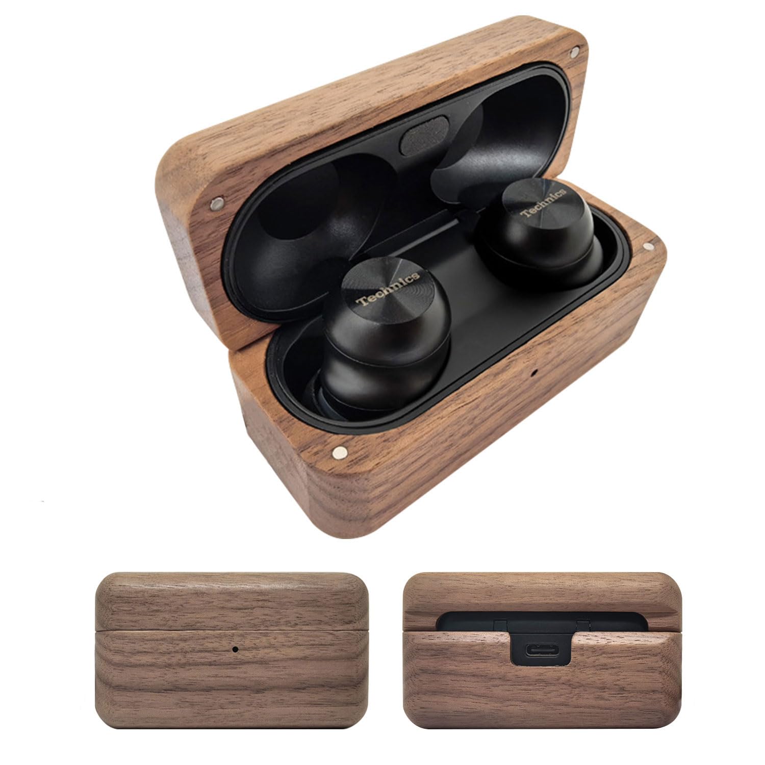 Amazon | For Panasonic Technics EAH-AZ100用クルミの木 ケース MARR