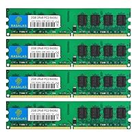 Amazon.co.jp: Rasalas PC2-5300 DDR2 667MHz 2GB×2枚 PC2-5300U DDR2