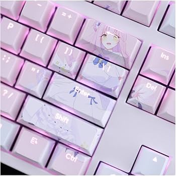 Amazon.co.jp: ブルーアーカイブ 聖園ミカ グッズ キーキャップ PBT