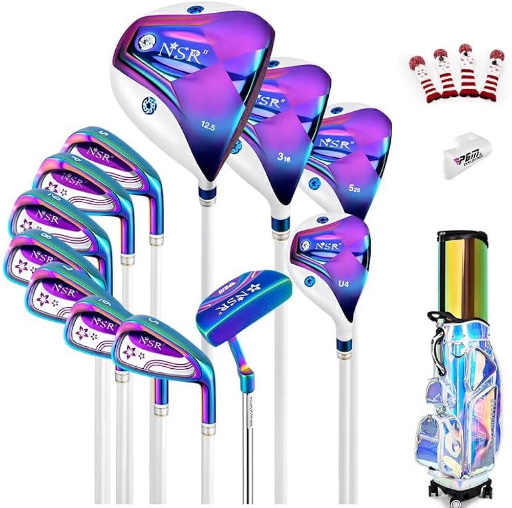 Amazon.co.jp: レディース ゴルフ クラブセット 12本組 中級者 右用