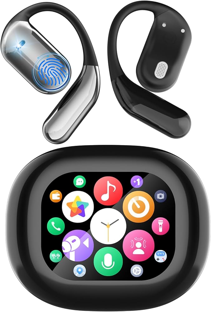 Amazon.co.jp: イヤホン型 AI翻訳機【2025新登場・液晶で操る未来型