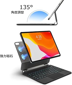Amazon.co.jp: QERDAOYI マジックキーボード iPad第11世代11 インチ