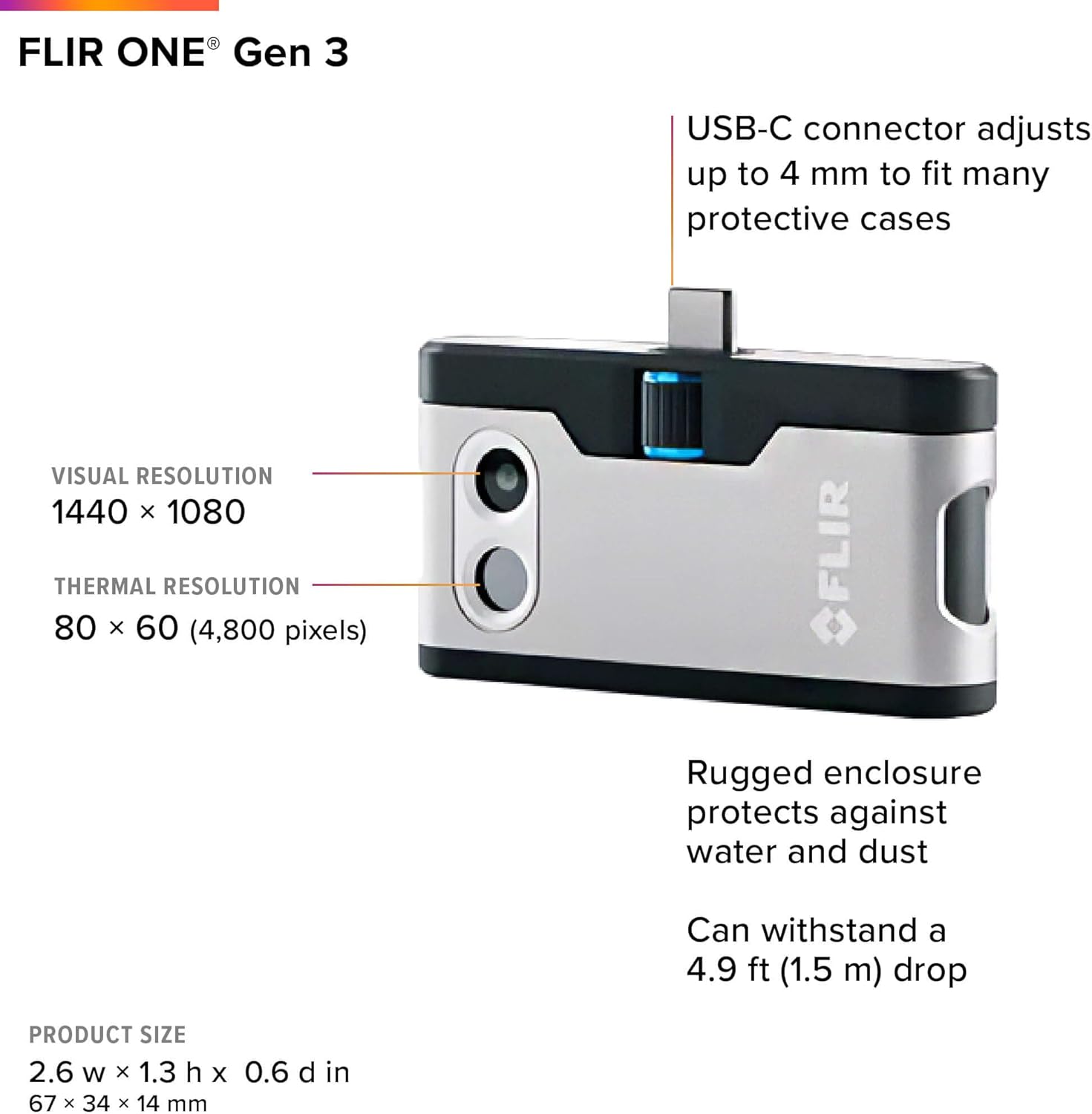 FLIR ONE Gen 3 サーマルイメージングカメラ ユーザーマニュアル