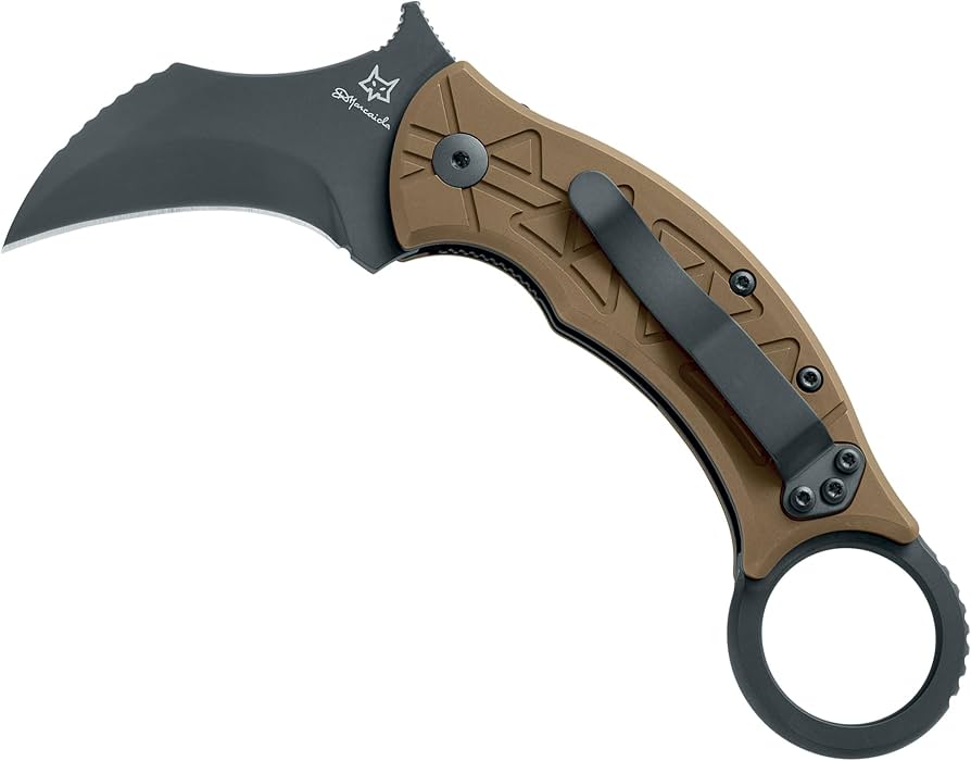 Amazon.com : Fox Knives Tribal K Karambit Knife FX-802 TiPVD