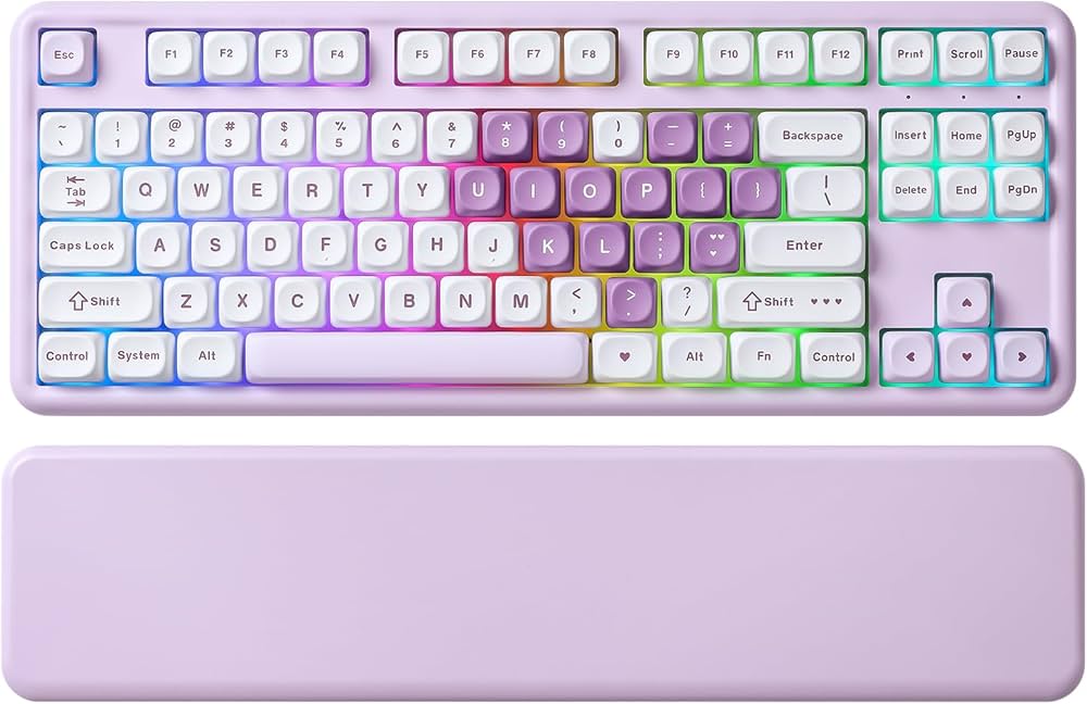 Amazon | YUNZII B87 ワイヤレスメカニカルキーボード ゲーミング