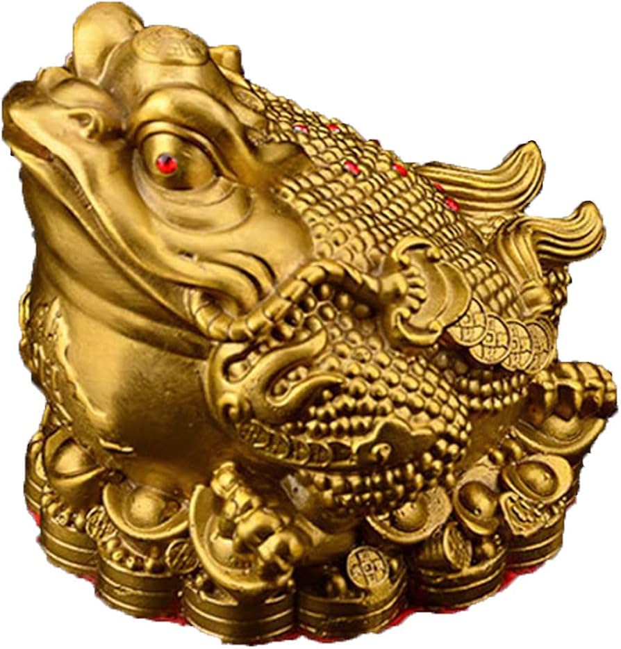 Amazon.co.jp: 三脚蛙 三本脚の蛙 三脚蟾蜍 銭蛙 カエル 銅製 北斗七星