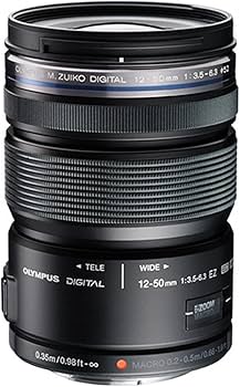 Olympus M. Zuiko DIGITAL ED 12-50mm F3.5-6.3 EZ Lens (Black