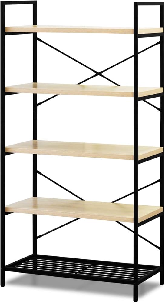 Amazon｜ottostyle.jp アイアンシェルフ 5段 幅80cm オープンラック