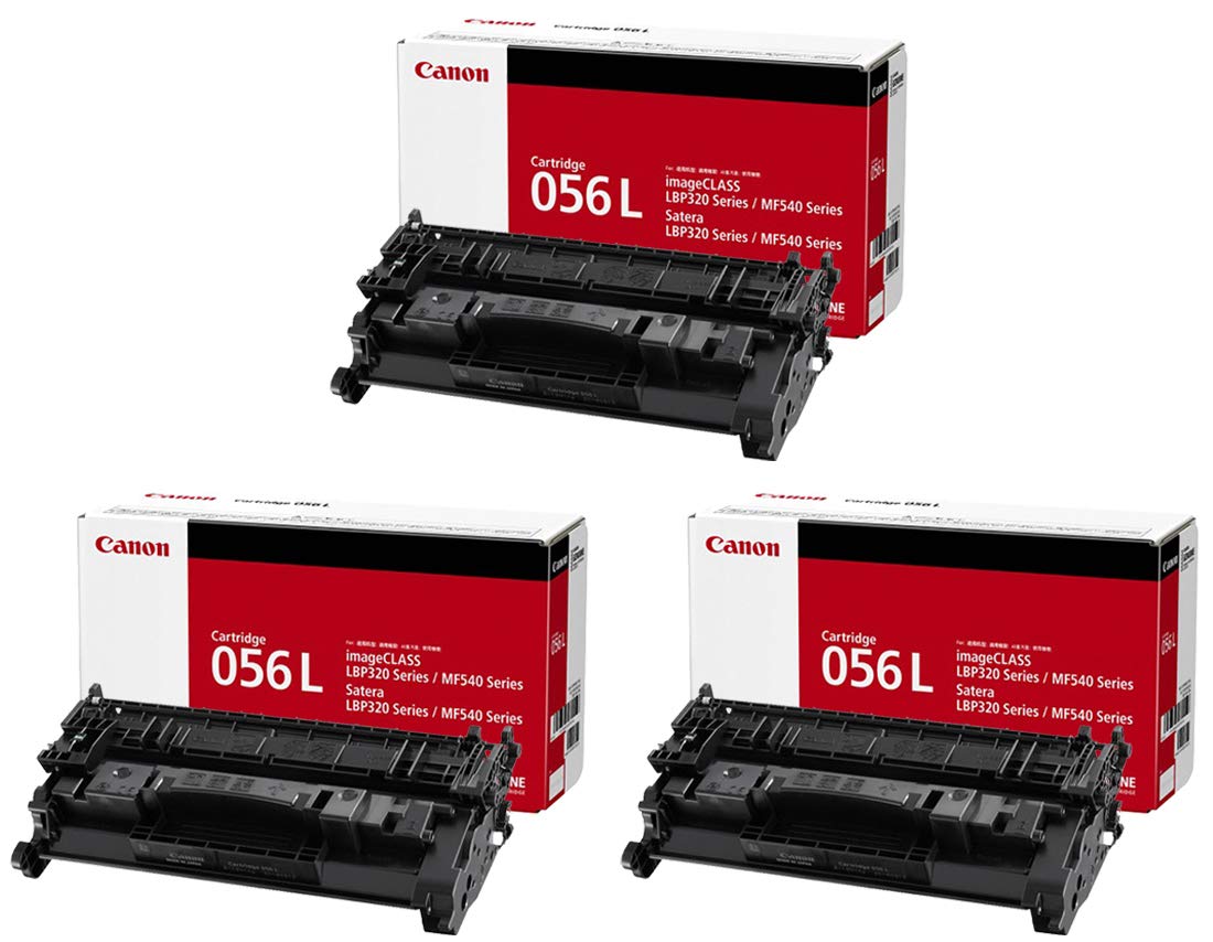 Amazon.co.jp: CANON 純正品 トナーカートリッジ056L CRG-056L 3本