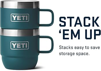 Amazon.co.jp: YETI Rambler 6 oz Stackable Mug, Stainless Steel