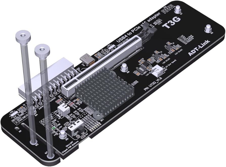 Amazon.co.jp: JMT ADT-UT3G USB4.0 ドッキングステーション 64G PCIe4