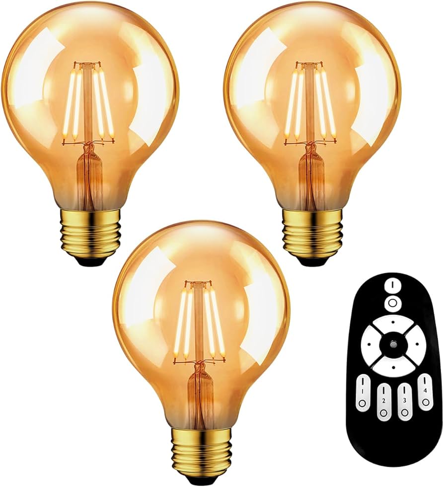 Amazon | UEWIT シャンデリア電球 LED電球 3個セット E26口金 G80