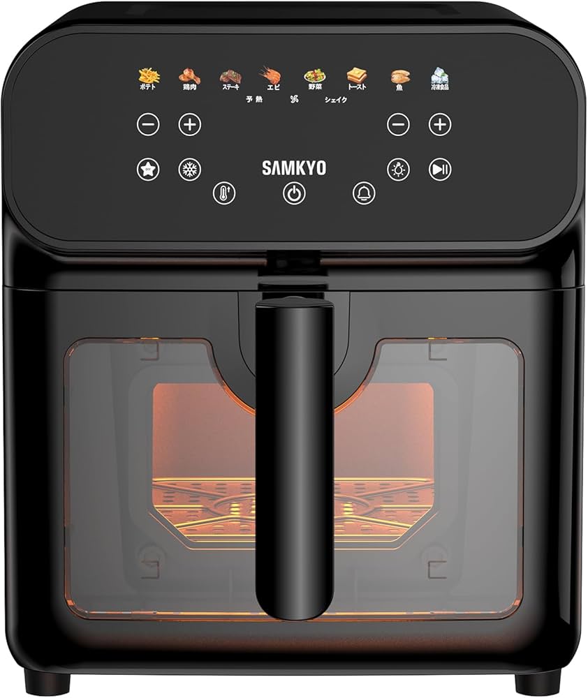 Amazon.co.jp: SAMKYO ノンフライヤー 6.2L 大容量 2-6人用 エア