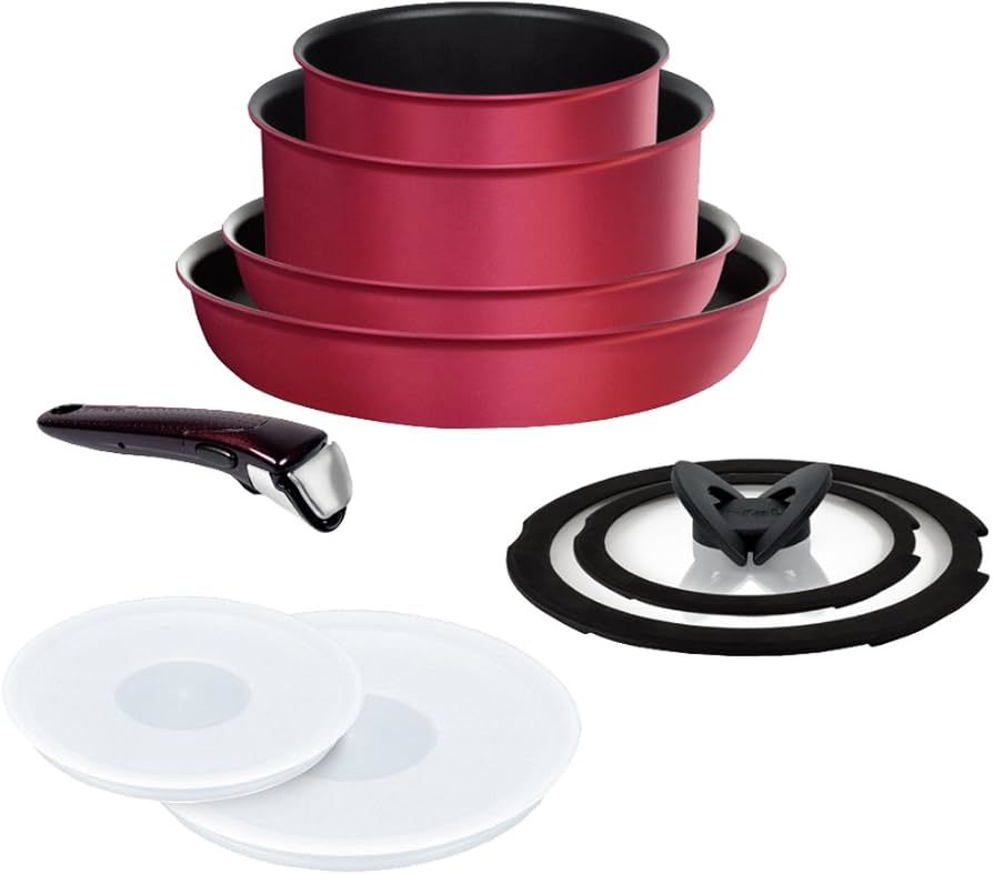 Amazon.co.jp: ティファール 鍋 フライパン 9点 セット 着脱式取っ手