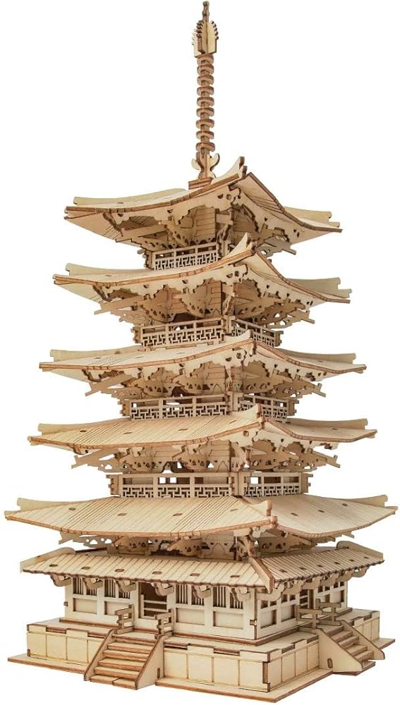 Amazon | つくるんです® 日本語説明書付 3D ウッドパズル オーナメント