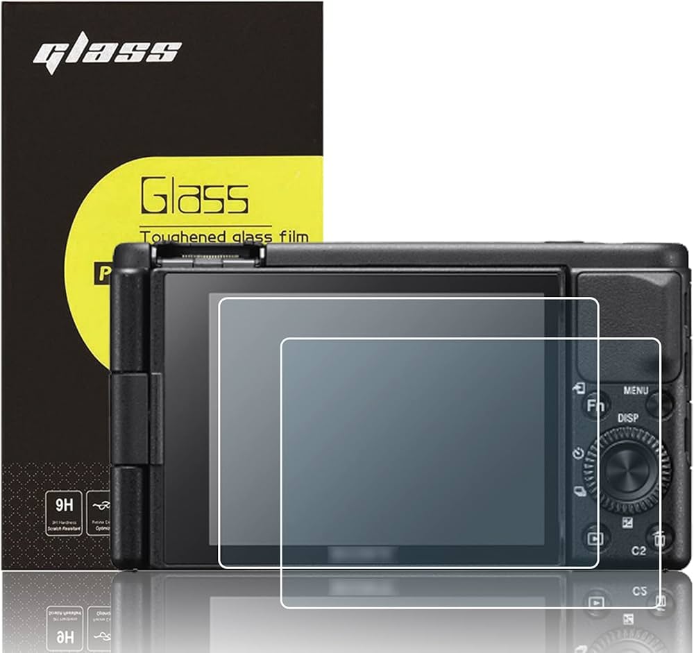 Amazon.co.jp: 【Sony ZV-1 ZV-1F ZV1II 専用】 2枚セット 超薄ガラス