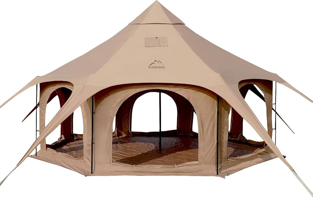 Amazon.co.jp: GOTENTIFY ベルテント 5m 豪華型 ファミリーテント8～10