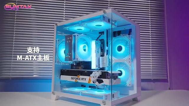 Amazon.co.jp: pcケース ミドルタワー pcケース 強化ガラスモデル