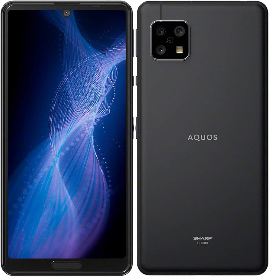 Amazon | SIMフリー au AQUOS sense5G SHG03 [ブラック
