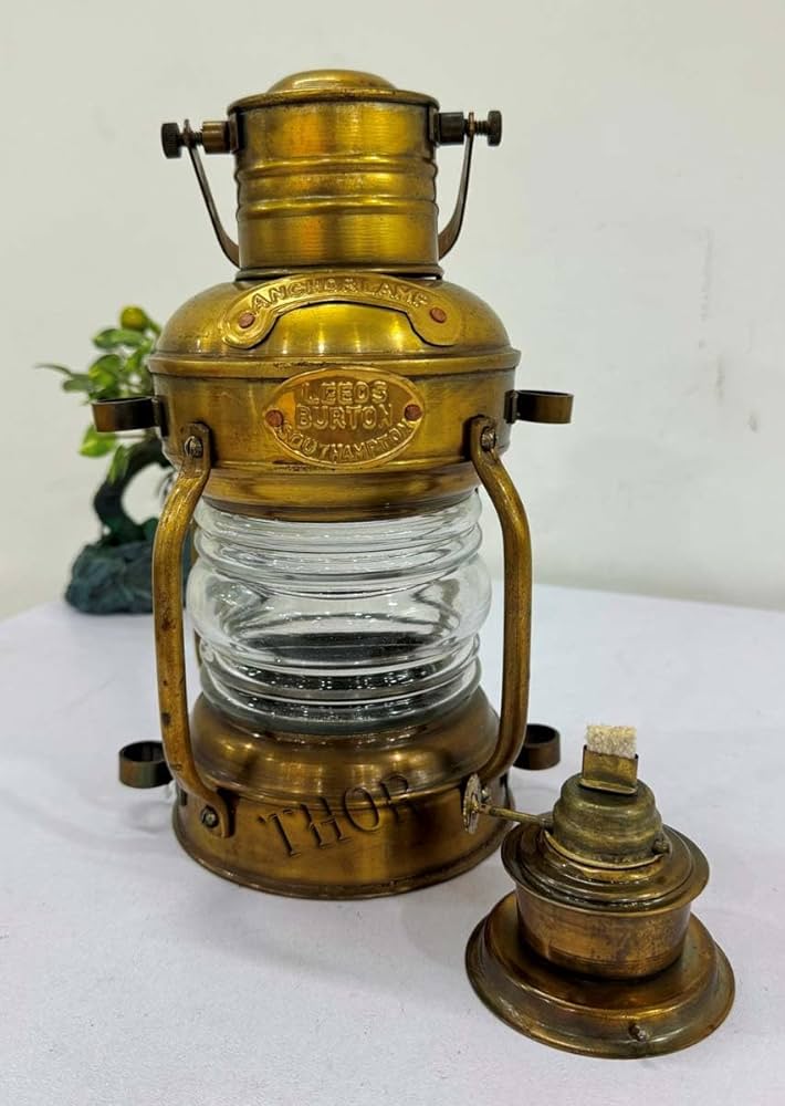 Amazon.co.jp: 海洋航海真鍮灯台ランタン 船ランプ オイルランタン