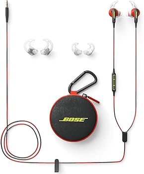 Amazon.com: Bose SoundSport In-Ear Headphones w/Mic (Apple) (Red