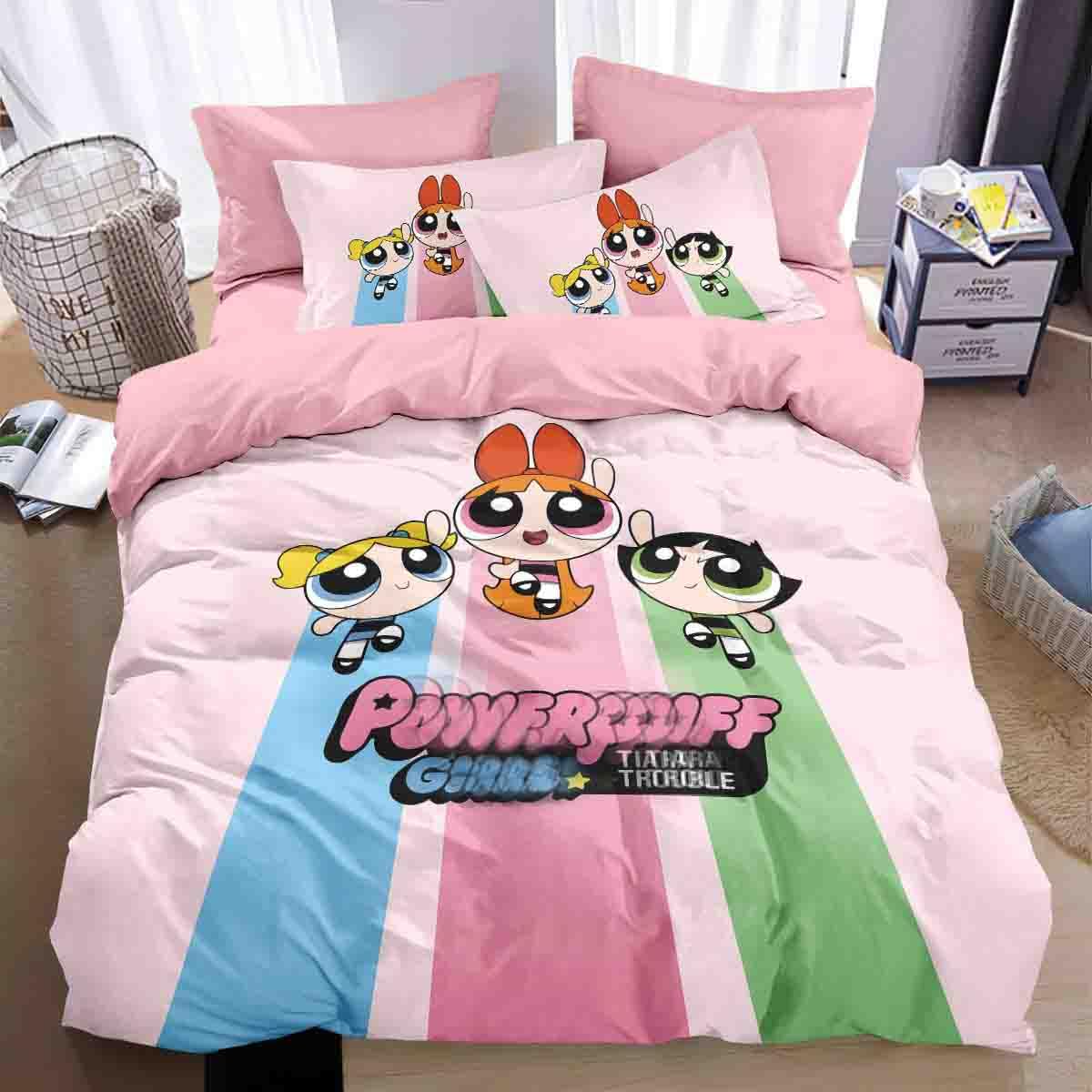 Amazon｜パワーパフガールズ 布団カバー セット 3点セット/4点セット