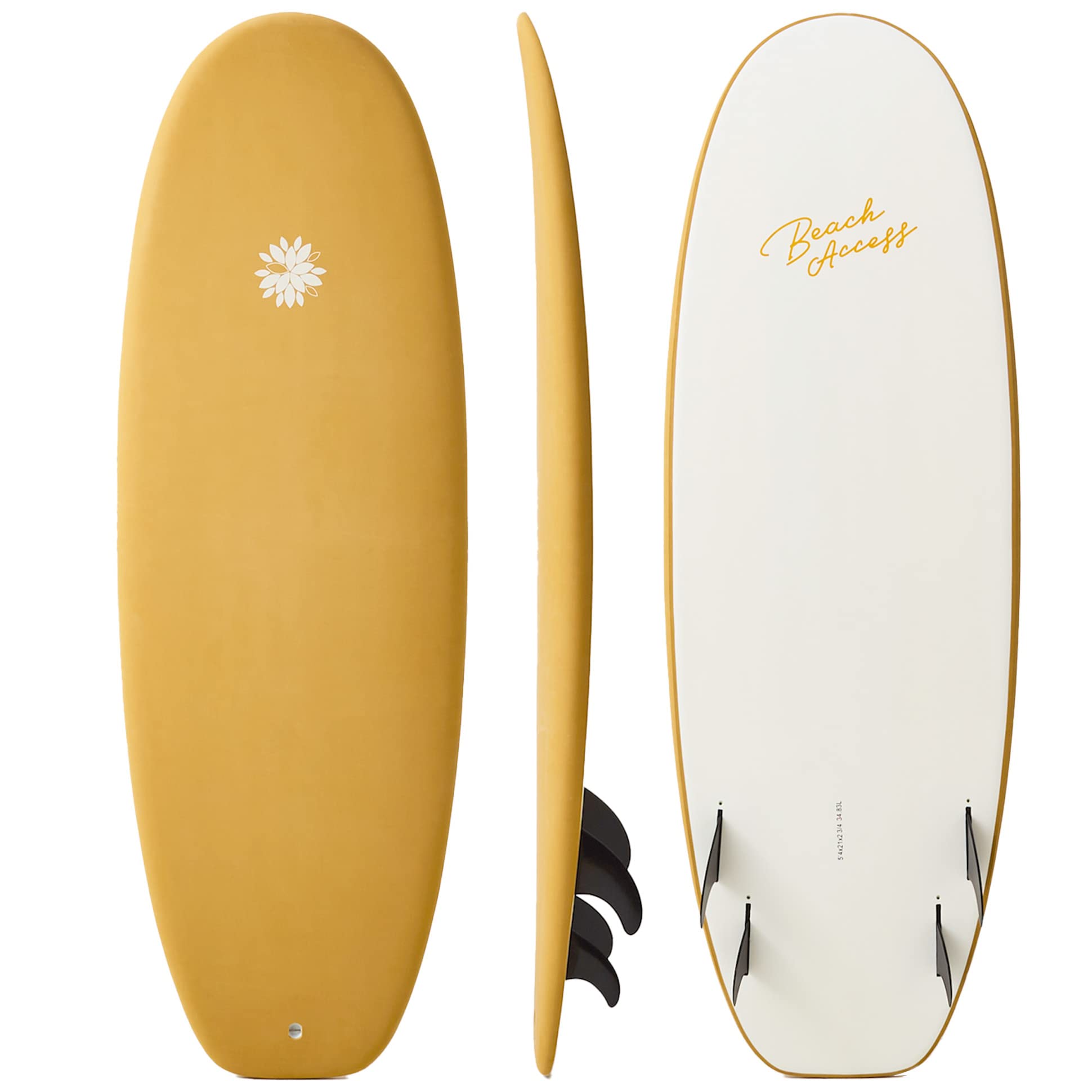 Amazon | Beach Access ソフトボード サーフボード 5'4” 35L ミニ