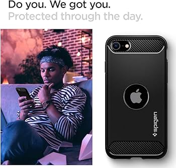 Amazon.com: Spigen Rugged Armor Designed for iPhone SE 2020 Case