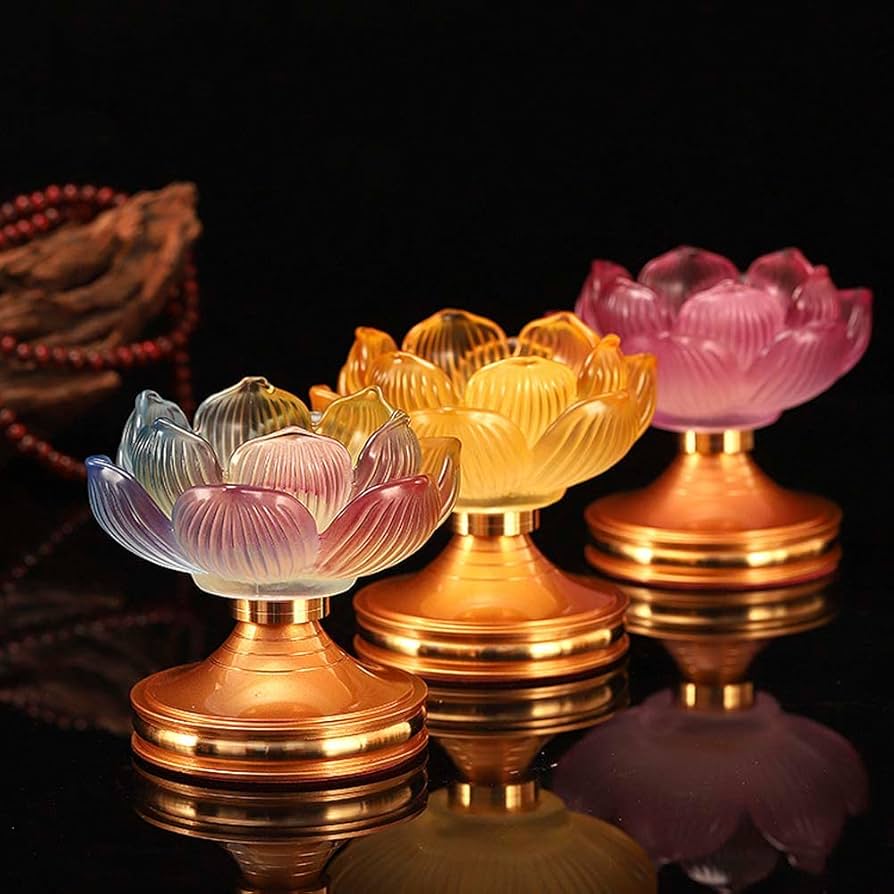Amazon.co.jp: キャンドルホルダー 蓮の花 蓮 ロータス キャンドル