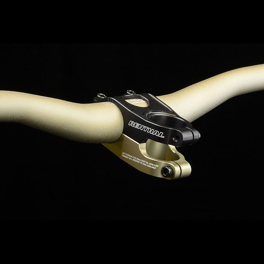Amazon.com : Renthal Duo Stem Black/Gold, 40Mm : Sports & Outdoors