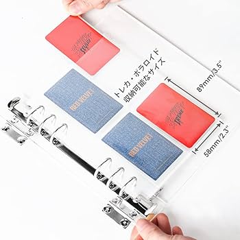 Amazon | Baskiss 30枚入 リフィル ポケットリフィール 4ポケット A5 6