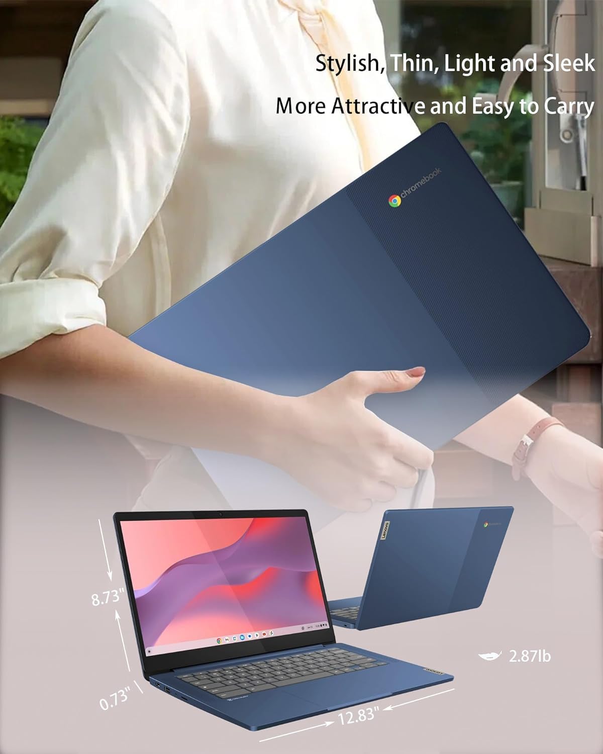 Amazon.com: Lenovo Chromebook Laptop Computer, 14 FHD IPS