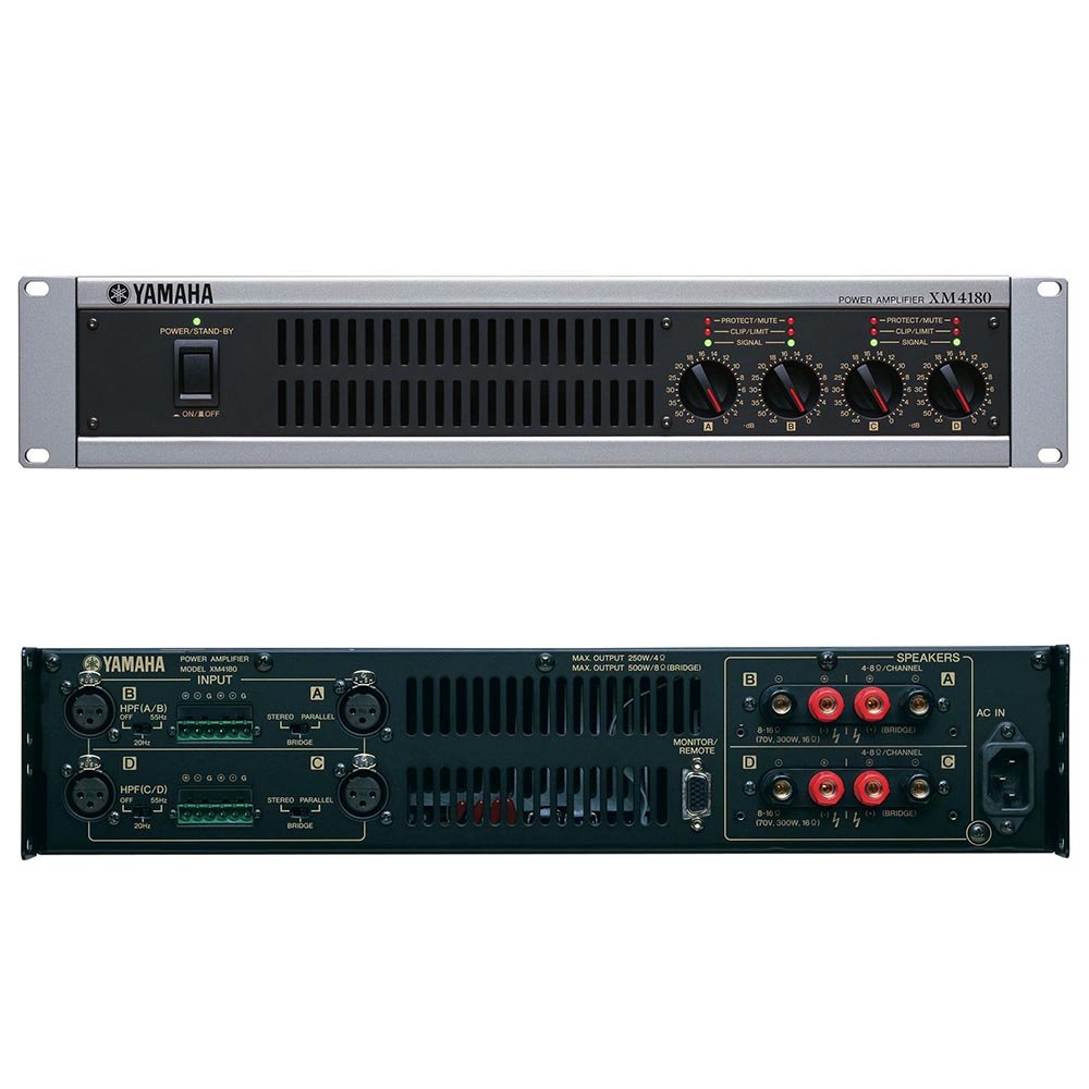 Amazon | ヤマハ YAMAHA パワーアンプリファイアー XM4180 | プロ用