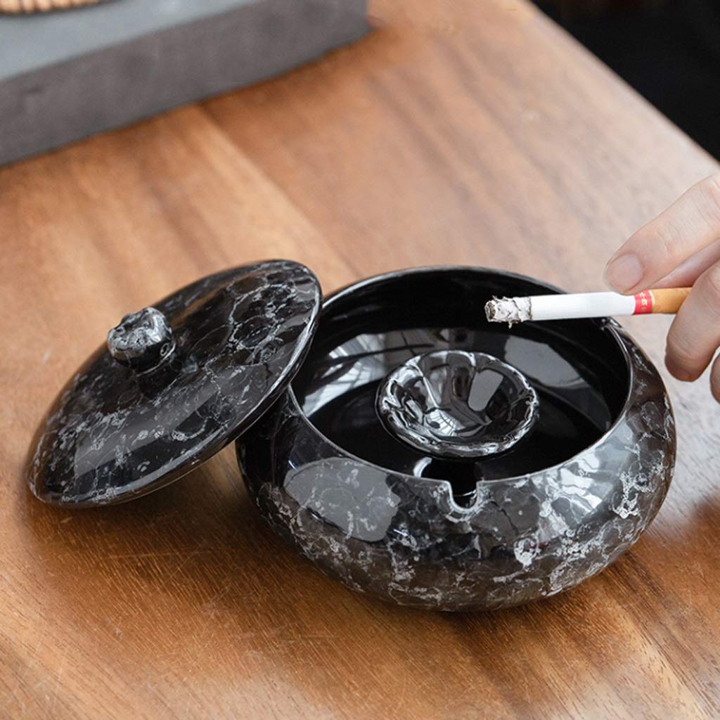 Amazon.co.jp: 手作り大理石灰皿 蓋付き ミニマリスト灰皿 灰ラック