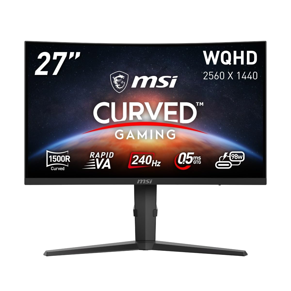 Amazon.co.jp: MSI 湾曲ゲーミングモニター MPG 275CQRXF 27インチ