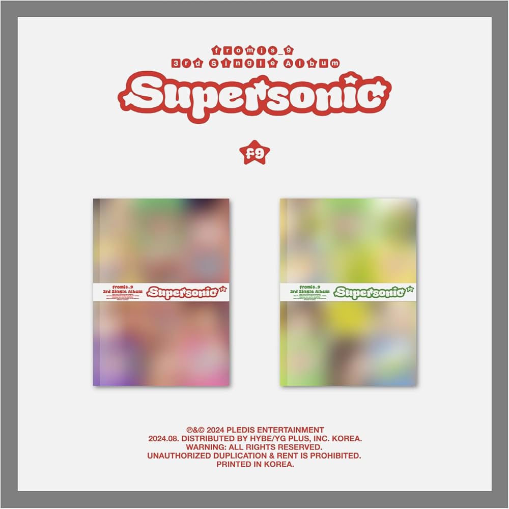 Amazon.co.jp: fromis_9 Supersonic 3rd Single Album with Tracking