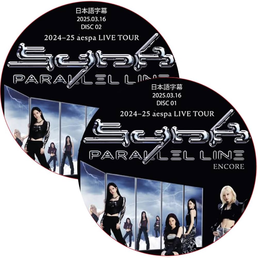 Amazon.co.jp: aespa DVD 2024-25 aespa LIVE TOUR SYNK PARALLEL LINE