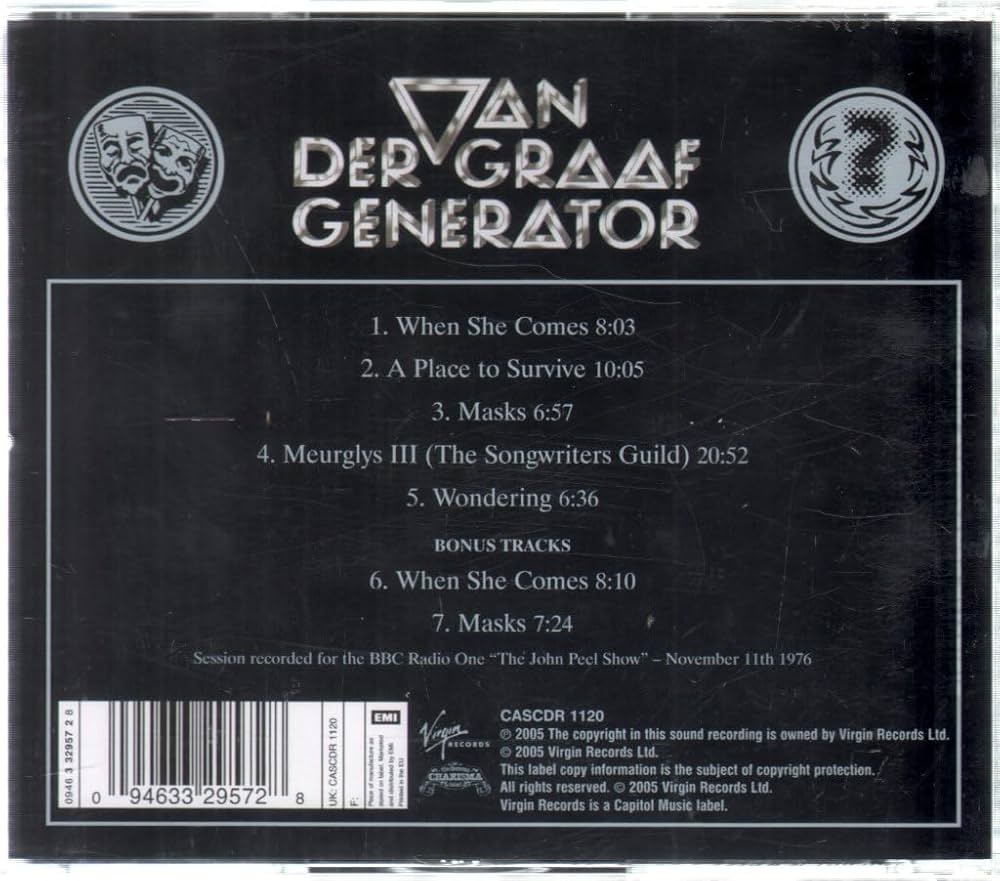 Van der Graaf Generator, Hugh Banton, Peter Hammill, Joe Werner