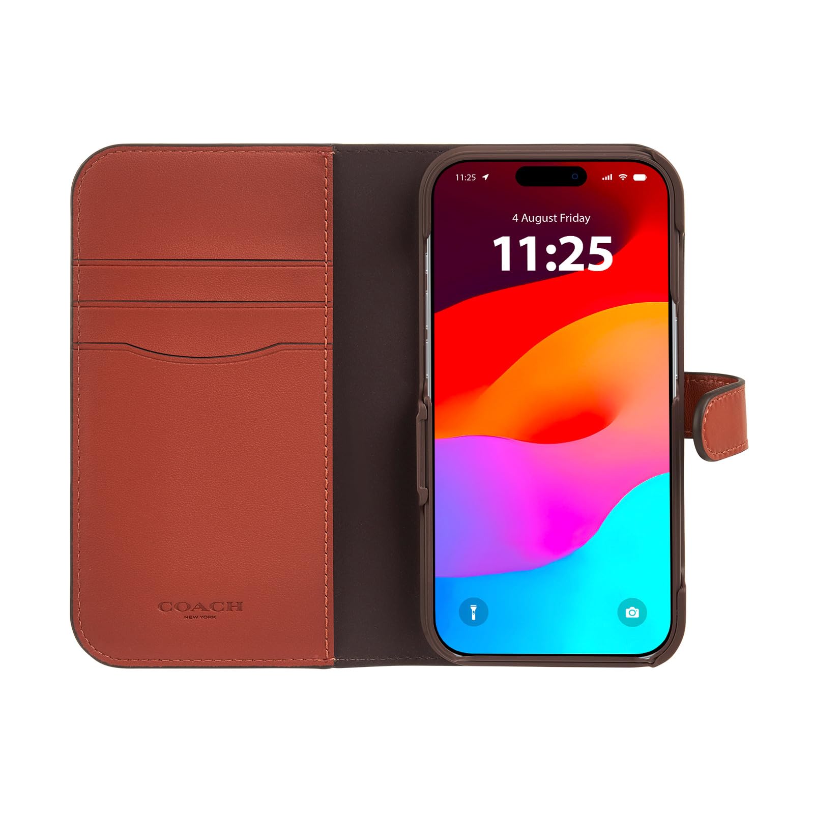 Amazon.co.jp: [Coach] iPhone 15 Proケース 手帳型 Folio Case 正規品