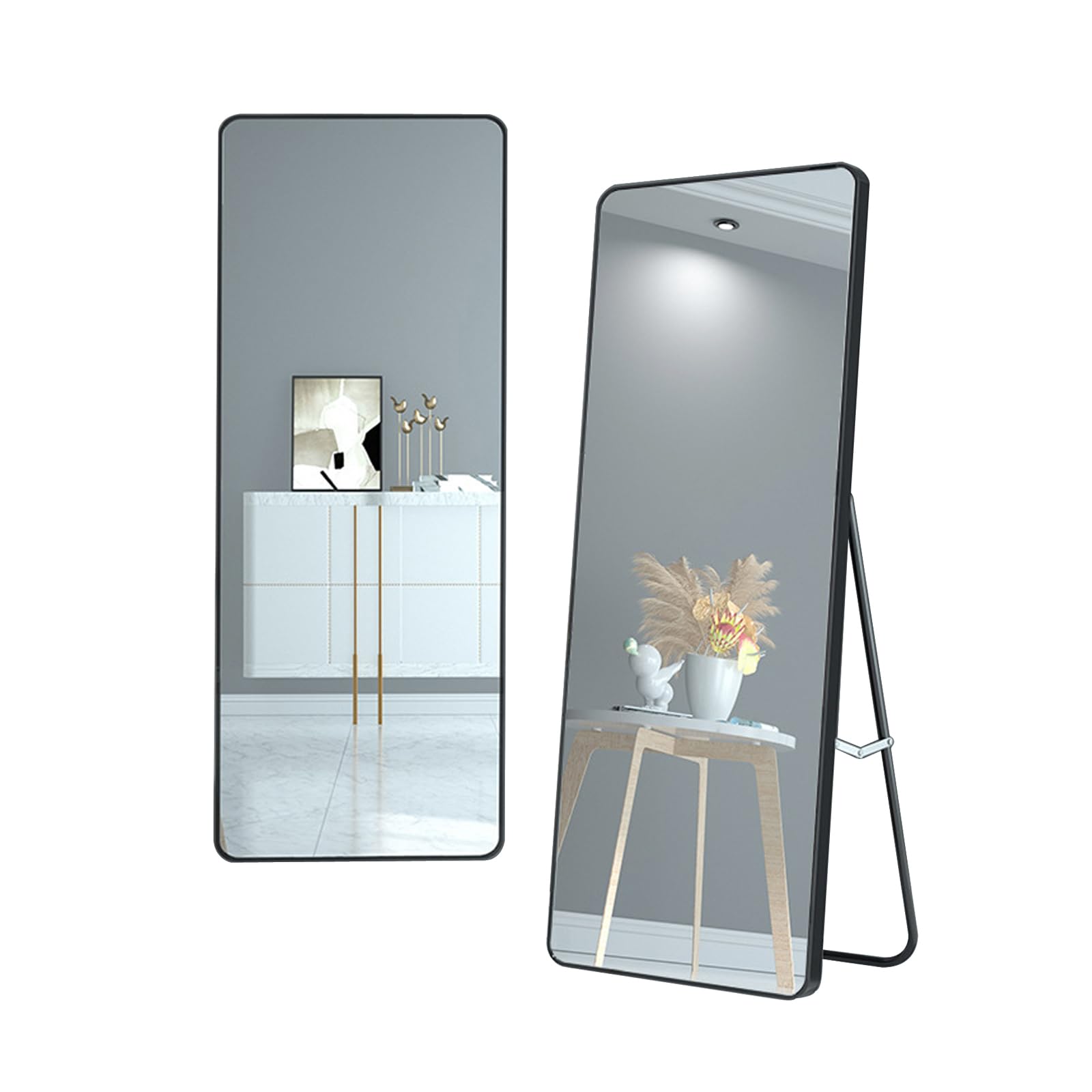 Amazon.co.jp: 姿見鏡 全身鏡 大型 スタンド鏡 持ち運び便利 割れない